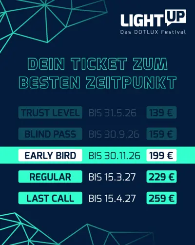 Ticketpreise LightUp Festival